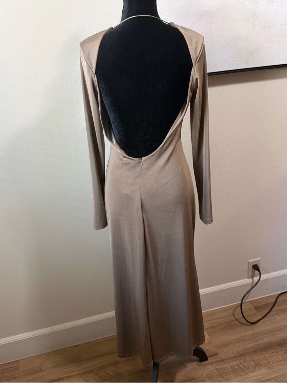 Jason Wu x MISHA Engracia Midi Dress - Khaki (NWT) $320 retail size M - Picture 8 of 16